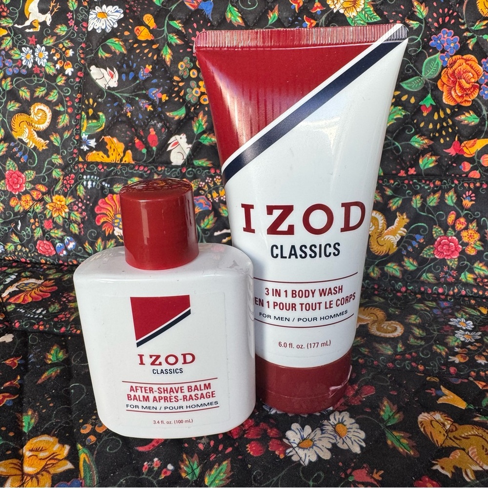 Izod Sport 3-in-1 Hair, Face & Body Wash 16.9 fl oz Sealed & After Shave Bonus